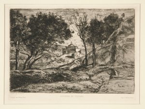Souvenir de Toscane (Muisto Toscanasta) tekijältä Jean-Baptiste-Camille Corot