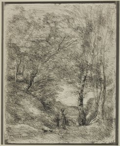 Horatian puutarhat tekijältä Jean-Baptiste-Camille Corot