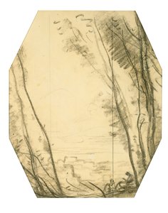 Waldszene von Jean Baptiste Camille Corot