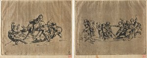 Bacchanal lasten ja aasin kanssa tekijältä Jean Baptiste Carpeaux