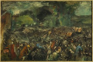 Antonin Berezowskin hyökkäys tsaari Aleksanteri 2:ta vastaan 6. kesäkuuta 1867 tekijältä Jean Baptiste Carpeaux