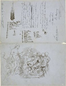 Pyhän Johannes Kastajan saarna tekijältä Jean Baptiste Carpeaux