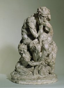 Ugolino ja hänen poikansa (kipsi) (katso myös 197136 ja 234151) tekijältä Jean Baptiste Carpeaux