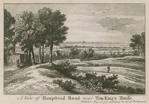 Näkymä Hampstead Roadille lähellä Tom King