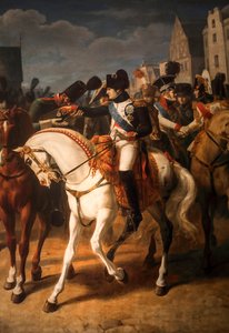 Napoléon antaa kunnialegioonan ristin venäläiselle sotilaalle Tilsittissä 1808 (öljy kankaalle) tekijältä Jean Baptiste Debret
