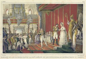 Amelie of Leuchtenbergin häät (Amelie de Leuchtenberg tekijältä Jean Baptiste Debret
