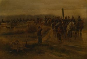 Mon Ancien rykmentti, 1800-luku. tekijältä Jean Baptiste Edouard Detaille