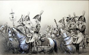 Napoleon Wars, Band of the 4th Dragons tekijältä Jean Baptiste Edouard Detaille