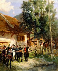 Orientaatio, 1895 tekijältä Jean Baptiste Edouard Detaille