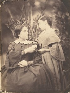 Muotokuva naisesta ja lapsesta, 1855.