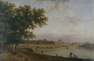 Tuileries ja Pont Royal tekijältä Jean Baptiste Genillion