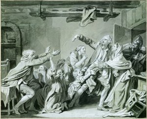 Isä kiroaa kiittämättömän poikansa tekijältä Jean Baptiste Greuze