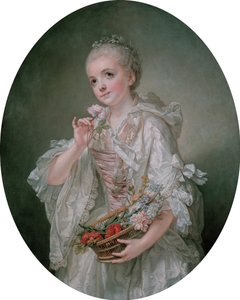 ranska: Madeleine Barberie de Courteillesin muotokuva tekijältä Jean Baptiste Greuze