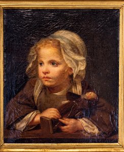 Tyttö ja kapusiini tekijältä Jean Baptiste Greuze