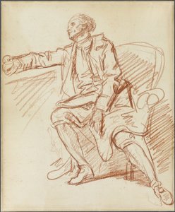 Istuva herrasmies tekijältä Jean Baptiste Greuze