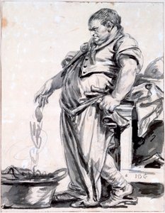 Teurastaja, 1745-1805 tekijältä Jean Baptiste Greuze