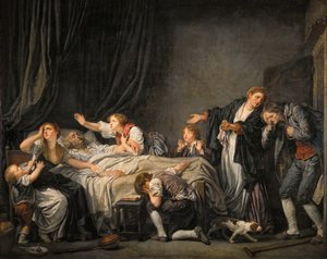 Isien kirous: Poika rangaistaan tekijältä Jean Baptiste Greuze