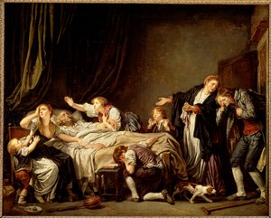 The Son Punished (öljy kankaalle tekijältä Jean Baptiste Greuze