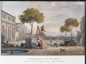 Orangerie Pariisin museossa vuonna 1794
