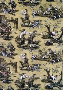 Au Loup! (Sisustuskangas) tekijältä Jean Baptiste Huet