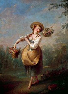 Jean Baptiste Huetin (1745-1811) Ibex-maalaus 1700-luvun Pariisissa, Musee Cognacq Jay