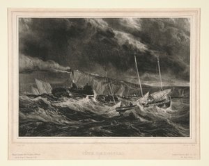 Doverin rannikko tekijältä Jean Baptiste Isabey
