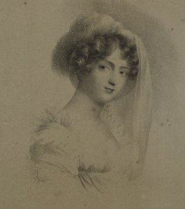 Rouva. Horace Vernet tekijältä Jean Baptiste Isabey