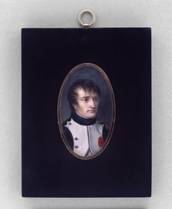 Napoleon Bonaparte, n. 1804 (akvarelli norsunluun tekijältä Jean Baptiste Isabey