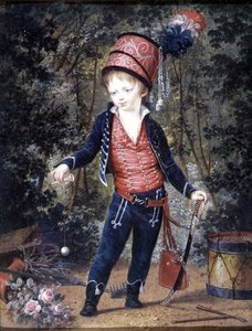 Napoleon Francois Joseph Charles Bonaparte, Reichstadtin herttua (1811-32) keisari Napoleon I:n poika, n. 1814 (wc norsunluun päällä) tekijältä Jean Baptiste Isabey