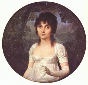 Christine Boyerin muotokuva tekijältä Jean Baptiste Isabey