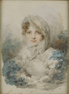 Ekaterina Pavlovna Bagrationin muotokuva 1783-1857, s. Skavronska tekijältä Jean Baptiste Isabey