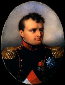 Keisari Napoléon I Bonaparten muotokuva 1769-1821, 1800-luvun alku. tekijältä Jean Baptiste Isabey
