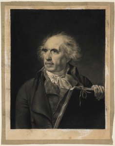 Hubert Robertin muotokuva, n. 1798-1799 (musta ja valkoinen liitu) tekijältä Jean Baptiste Isabey