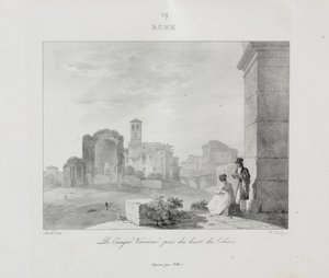 Matka Italiaan 1822, 1833. tekijältä Jean Baptiste Isabey