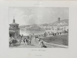 Matka Italiaan 1822, 1833. tekijältä Jean Baptiste Isabey