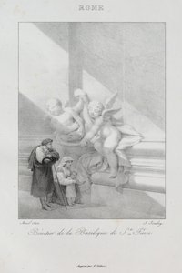 Matka Italiaan 1822, 1833. tekijältä Jean Baptiste Isabey