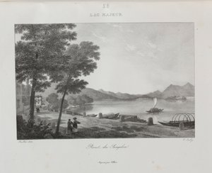 Matka Italiaan 1822, 1833. tekijältä Jean Baptiste Isabey