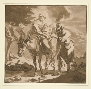 La fugida a Egipte finès tekijältä Jean Baptiste Le Prince
