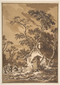The Washerwomen The Washers, 1771. tekijältä Jean Baptiste Le Prince