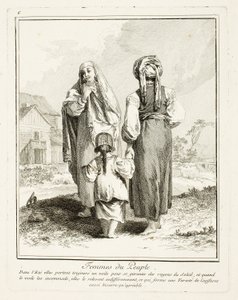Women of the People, levy kuusi julkaisusta Miscellaneous Clothing of the Northern Peoples tekijältä Jean Baptiste Le Prince