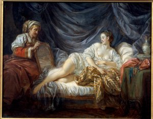 Jean Baptiste Leprincen (1734-1781) La Sultane -maalaus 1772 Metz, Kuvataidemuseo