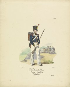 Hollannin Itä-Intian armeijan tykistö, 1820-1825 Hollannin Armée East Indies -tykistö (otsikko esineessä) Alankomaiden kuningaskunnan sotilasasut. Omistettu Hänen ylhäisyydelleen Willem van Bylandtille (sarjan nimi esineellä)