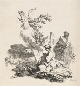 Lepää lennolla Egyptiin tekijältä Jean Baptiste Marie Pierre