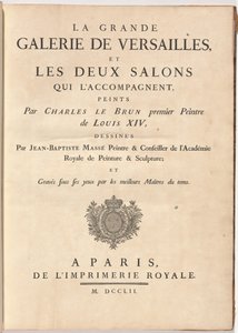 Versaillesin suuri galleria ja kaksi siihen liittyvää salonkia (Versaillesin suuri galleria ja kaksi mukana olevaa salonkia) tekijältä Jean Baptiste Masse