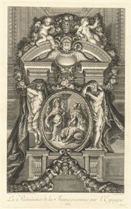 Espanjan tunnustama La Prééminence de la France 1662 (Espanjan tunnustama Ranskan etuoikeus 1662) [pl. 17]