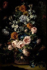 Kukat korissa tekijältä Jean Baptiste Monnoyer