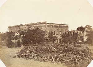 [Metcalfe House, Delhi], 1858-61. tekijältä Jean Baptiste Oscar Mallitte