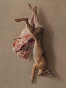 Jänis ja Karitsan jalka tekijältä Jean Baptiste Oudry