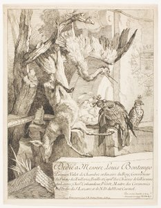 Neljä metsästysaihetta, nro 1 tekijältä Jean Baptiste Oudry