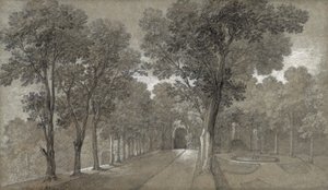 Näkymä Arcueil-puistoon, 1744 tekijältä Jean Baptiste Oudry